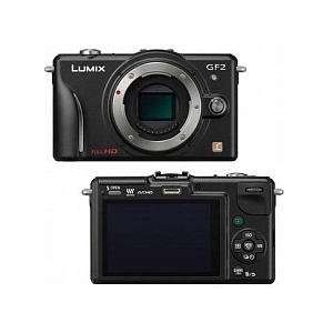 Panasonic Lumix DMC GF2KBODY 12.1 MP Compact System Camera Body with 3 