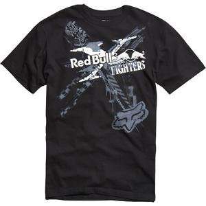   Racing Red Bull X Fighters Exposed T Shirt   Small/Black Automotive