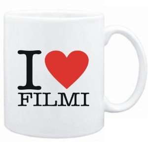  Mug White  I LOVE Filmi  Music