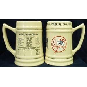  1961 New York Yankees World Series Championship Ceramic 
