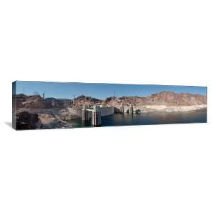 Hoover Dam from Arizona   Gallery Wrapped Canvas   Museum 