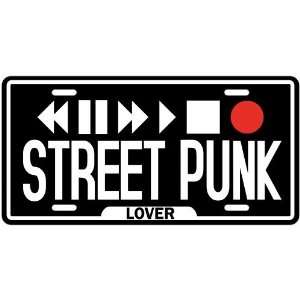  New  Play Street Punk  License Plate Music