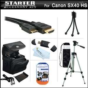  Starter Accessories Kit For The Canon PowerShot SX40 HS 