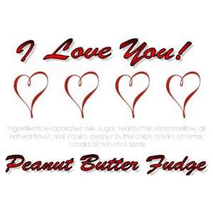 Love You Peanut Butter Fudge Box  Grocery & Gourmet 