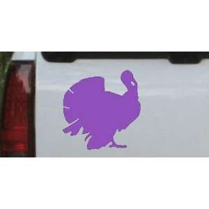 Purple 20in X 20.0in    Turkey Animals Car Window Wall Laptop Decal 