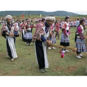  Lusheng Pipes, Big Flower Miao People, Anning, Yunnan 