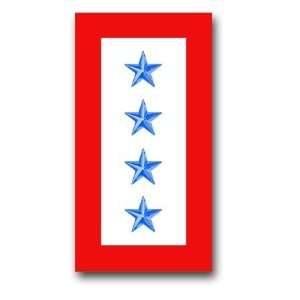  United States Army  Four Blue Stars  Service Flag Decal 