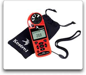 Kestrel 4250 Racing Weather Tracker