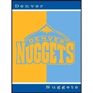 NBA Basketball All Star Blanket/Throw Denver Nuggets   Fan Shop Sports 