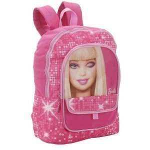  Barbie Hot Pink Lenticular Winking Face 16 Backpack 