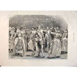 Maske Flowers GrayS Inn Ball Dance Queen Jubilee 1887 