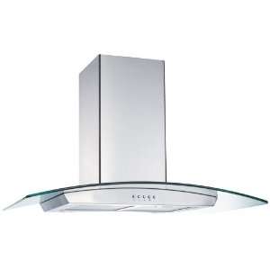  30 Stainless Steel Wall Contemporary Range Hood w/ Curved 