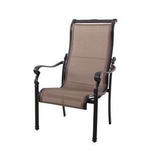  Darlee 301110 1 AB Monterey Outdoor Dining Chair, Antique 