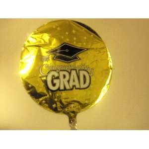  Class of 2012 18 Gold Graduation Mylar Balloon 
