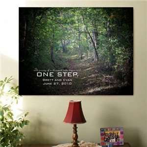  One Step Personalized Inspirational Wall Canvas