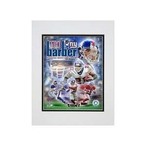  Tiki Barber Legends Composite Double Matted 8 x 10 