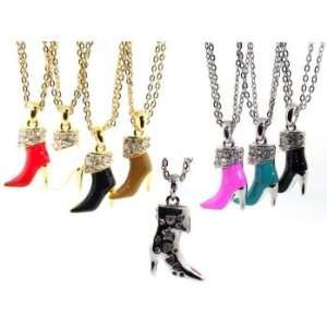  High Heel Shoe Necklaces. Gold Case Pack 3 Everything 
