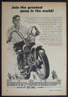 1952 Harley Davidson 125 *Join the Greatest Gang in the World 