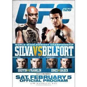  UFC 126 Official Program 