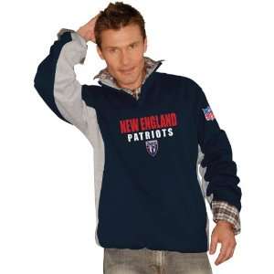  G III New England Patriots Mens Quarter Zip Fleece 