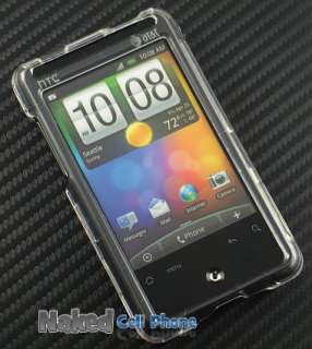 NEW CLEAR HARD CASE COVER FOR AT&T HTC ARIA CELL PHONE  