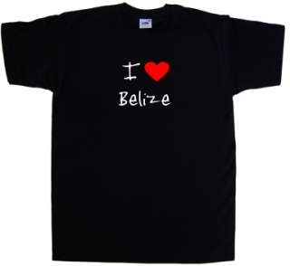 Love Heart Belize T Shirt  