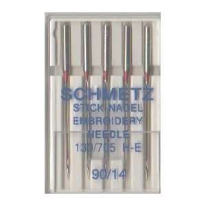  Schmetz EZ Thread Handicap Sewing Needles 90/14   5 Needle 