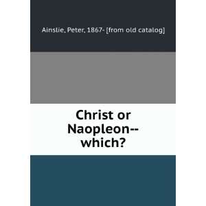   or Naopleon  which? Peter, 1867  [from old catalog] Ainslie Books