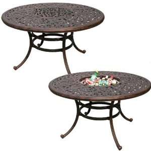  Darlee Series 80 Cast Aluminum Outdoor Patio Dining Table 