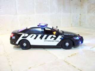 24 Ford TAURUS 2012 POLICE Concept PURSUIT Ut Custom LIT Lights RaRe 