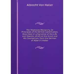  . from the German of Albert V. Haller Albrecht Von Haller Books