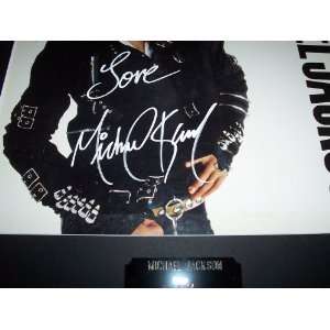  Michael Jackson autographed Bad lp 