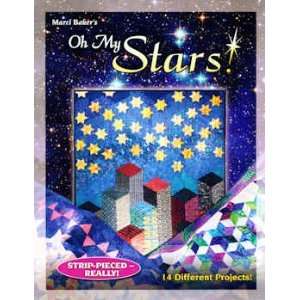   BK Oh My Stars Quilting Book by Marci Baker for Alicias Attic Books