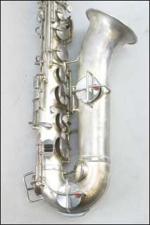 1926 H.N. White King C Melody Silver Plated Saxophone w/Case 