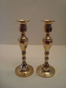 Inch Tall Solid Brass Candlesticks Made in India  