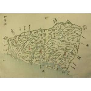  Yoshimoto Map of Kaga no Kuni (1834)