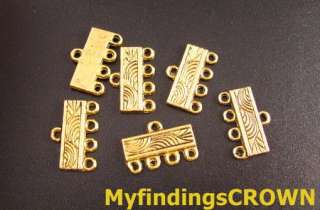 80pcs Antiqued gold board 4 to 1 links FC99  