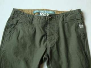 ZOO YORK Mens Green Surplus Pants Sz 34 NICE  