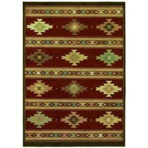  Shaw Rugs 3V3 11800 Origins Painted Desert Cayenne Red 