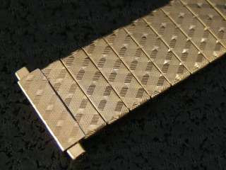 NOS 16mm 20mm Gold Tone DeLuxe 1960s Vintage Watch Band  