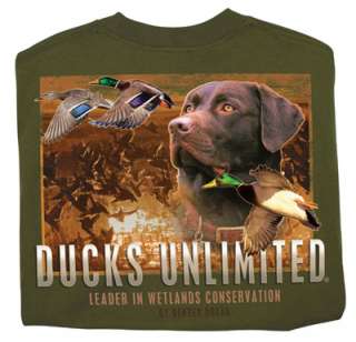 Ducks Unlimited Short Sleeve Crewneck T Shirt Sunrise Dreams Hunting 