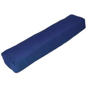  YogaDirect Pranayama Cotton Yoga Bolster, Blue