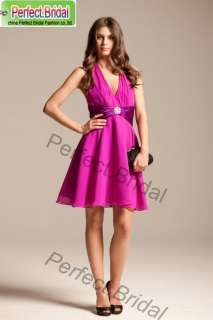 Bridesmaid Wedding Cocktail Dress Homecoming Bridal Evening Gown Prom 