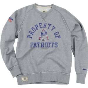  Reebok New England Patriots Mens Vintage Crew Sweatshirt 