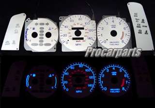 SILVER REVERSE GLOW GAUGES FOR MAZDA 929 92 95 93 94 1992 1993 1994 
