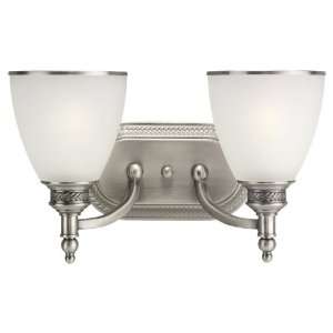 Seagull Bathroom SG 44350 965 Two Light Antique Brushed Nickel Wall 