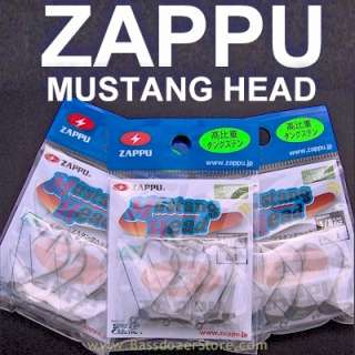 The Zappu Mustang Head is a swimming style jighead. The Mustang Head 