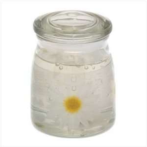  White Daisies Gel Candle 