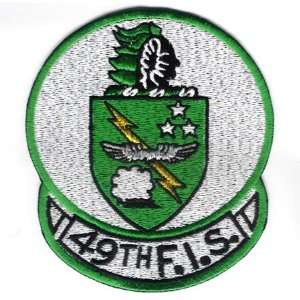  49th Fighter Interceptor Squadron 5.25 Patch Office 