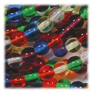  Czech 4mm Druk Beads Rainbow MIX (100 beads) Arts, Crafts 